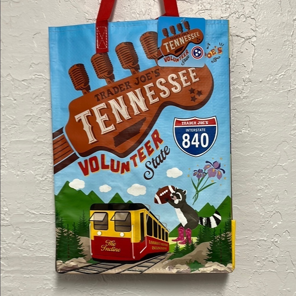 Trader Joe’s Volunteer State Tennessee Reusable Trader Joe’s Plastic Tote B…